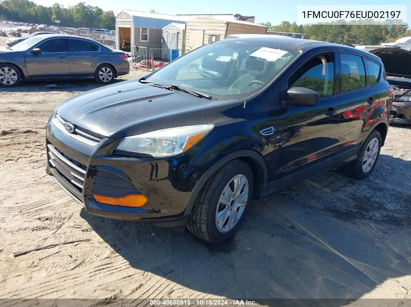 2014 Ford Escape S VIN: 1FMCU0F76EUD02197 Lot: 40650915