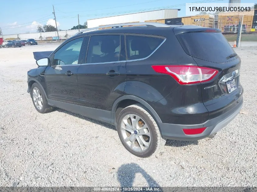 2014 Ford Escape Titanium VIN: 1FMCU0J98EUC05043 Lot: 40652574