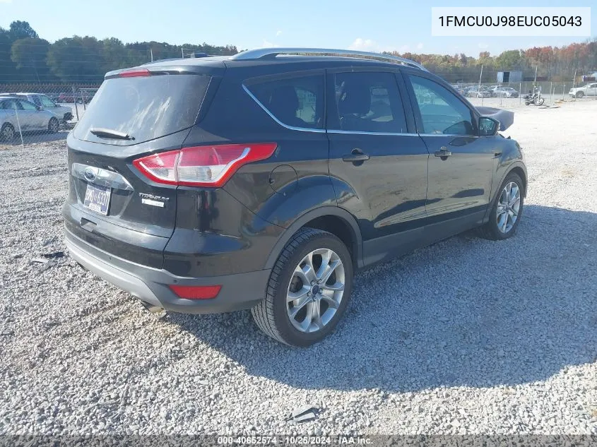 2014 Ford Escape Titanium VIN: 1FMCU0J98EUC05043 Lot: 40652574