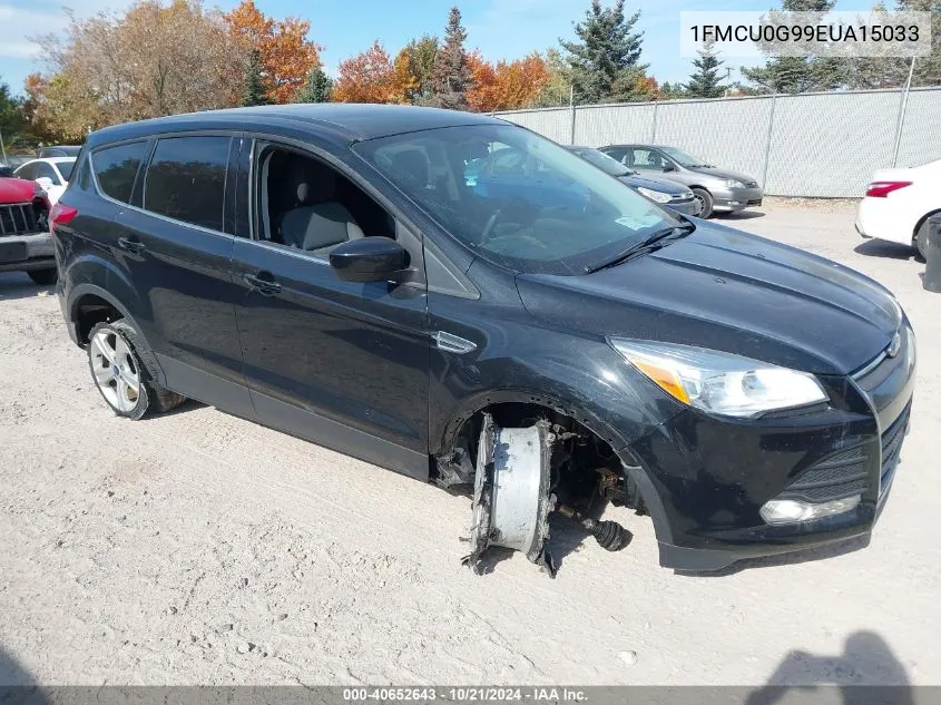 2014 Ford Escape Se VIN: 1FMCU0G99EUA15033 Lot: 40652643