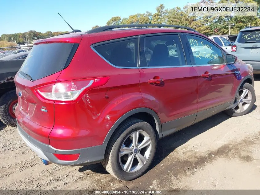 2014 Ford Escape Se VIN: 1FMCU9GX0EUE32284 Lot: 40659494