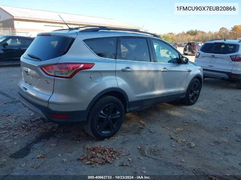 2014 Ford Escape Se VIN: 1FMCU9GX7EUB20866 Lot: 40662733