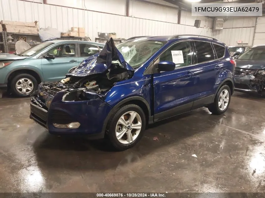 2014 Ford Escape Se VIN: 1FMCU9G93EUA62479 Lot: 40669876