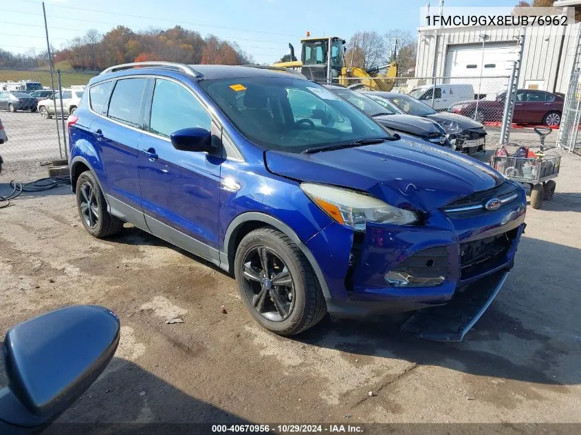 2014 Ford Escape Se VIN: 1FMCU9GX8EUB76962 Lot: 40670956