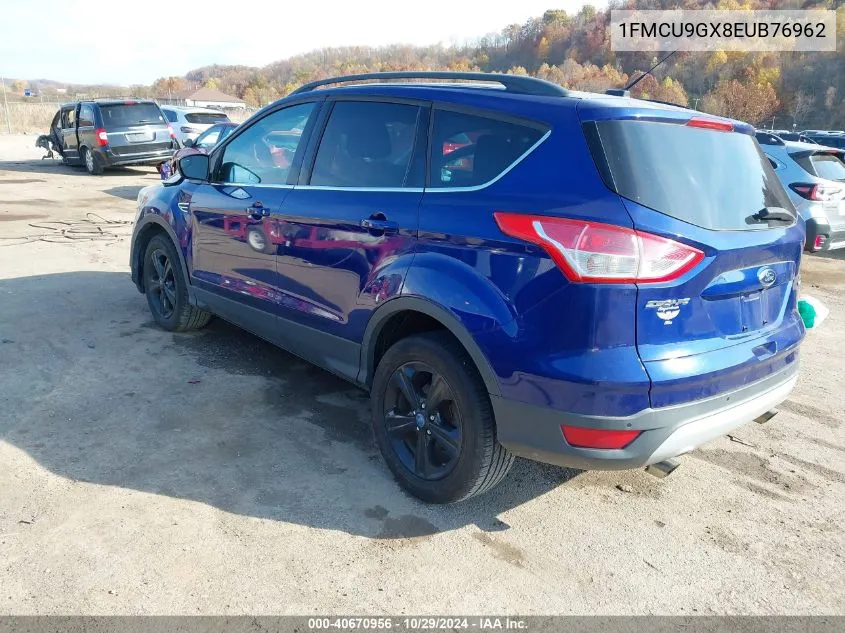 2014 Ford Escape Se VIN: 1FMCU9GX8EUB76962 Lot: 40670956