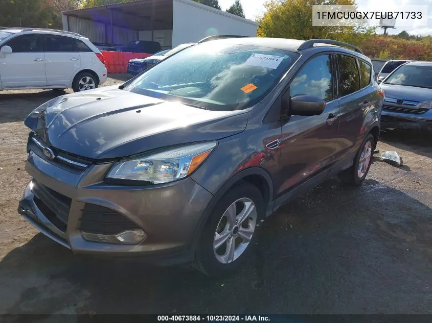 2014 Ford Escape Se VIN: 1FMCU0GX7EUB71733 Lot: 40673884