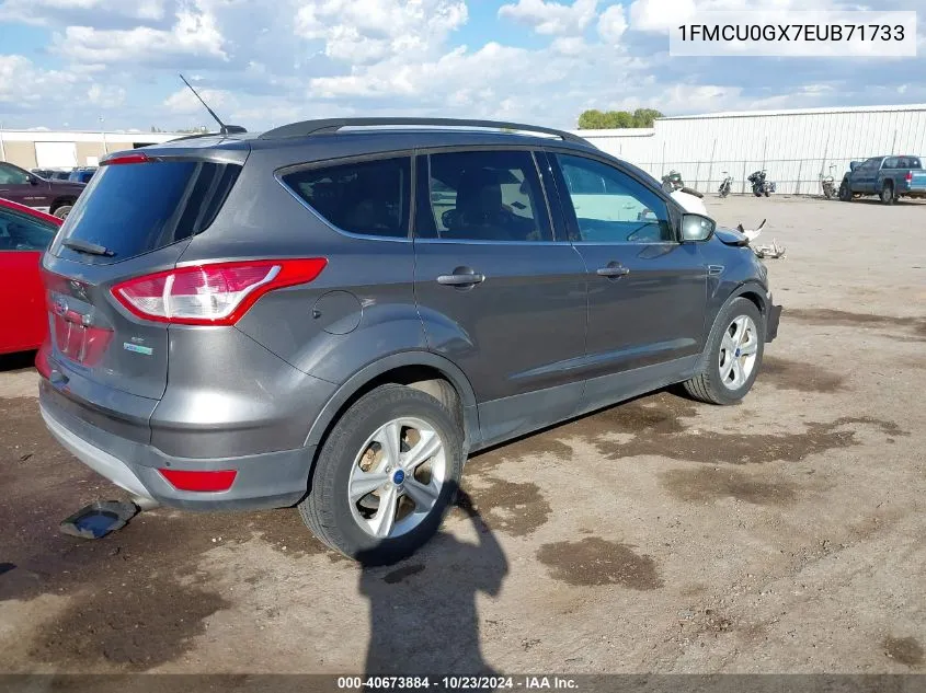 2014 Ford Escape Se VIN: 1FMCU0GX7EUB71733 Lot: 40673884