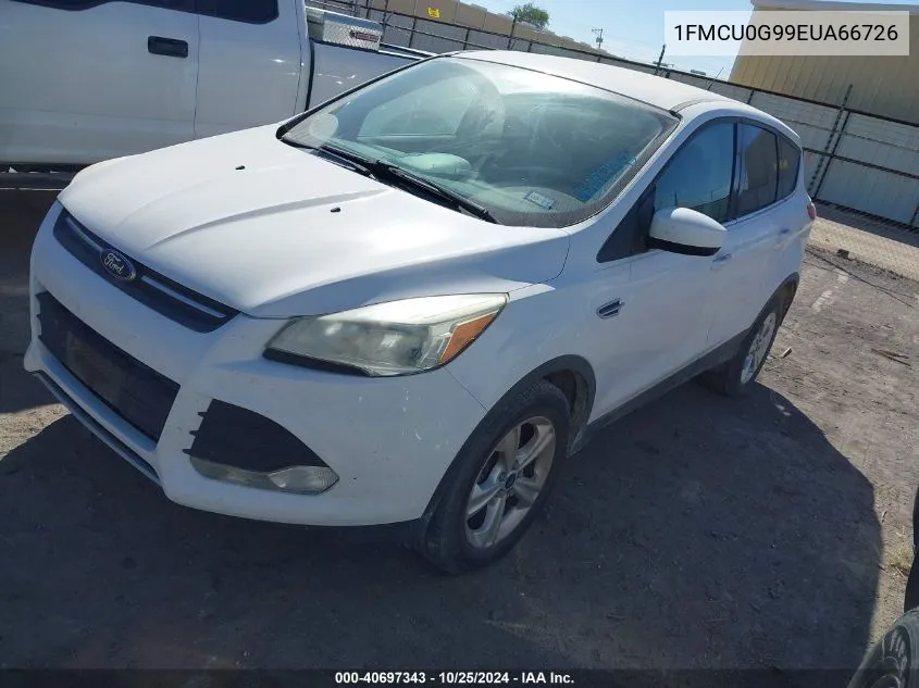 2014 Ford Escape Se VIN: 1FMCU0G99EUA66726 Lot: 40697343