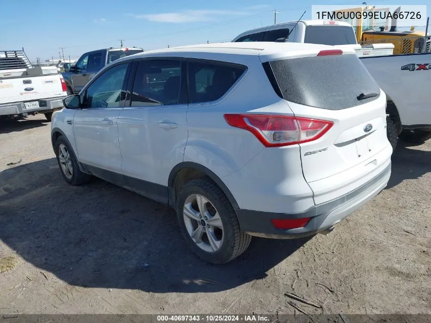 2014 Ford Escape Se VIN: 1FMCU0G99EUA66726 Lot: 40697343