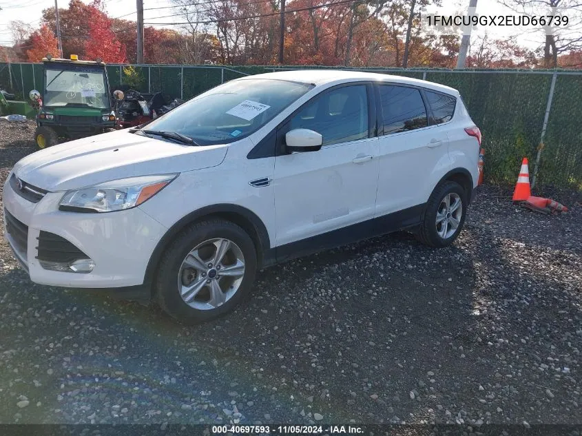 2014 Ford Escape Se VIN: 1FMCU9GX2EUD66739 Lot: 40697593