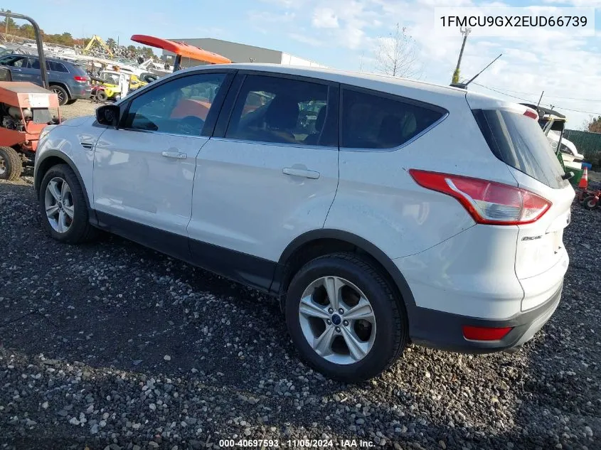 2014 Ford Escape Se VIN: 1FMCU9GX2EUD66739 Lot: 40697593