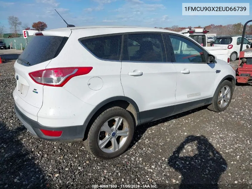 2014 Ford Escape Se VIN: 1FMCU9GX2EUD66739 Lot: 40697593