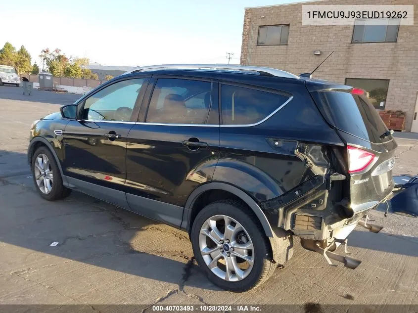 2014 Ford Escape Titanium VIN: 1FMCU9J93EUD19262 Lot: 40703493