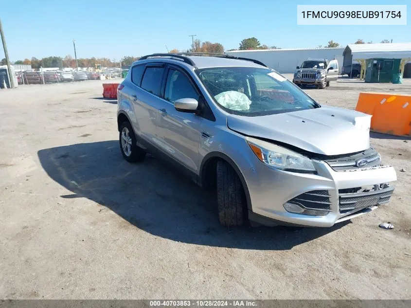 2014 Ford Escape Se VIN: 1FMCU9G98EUB91754 Lot: 40703853