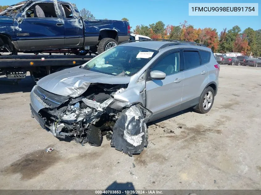 2014 Ford Escape Se VIN: 1FMCU9G98EUB91754 Lot: 40703853