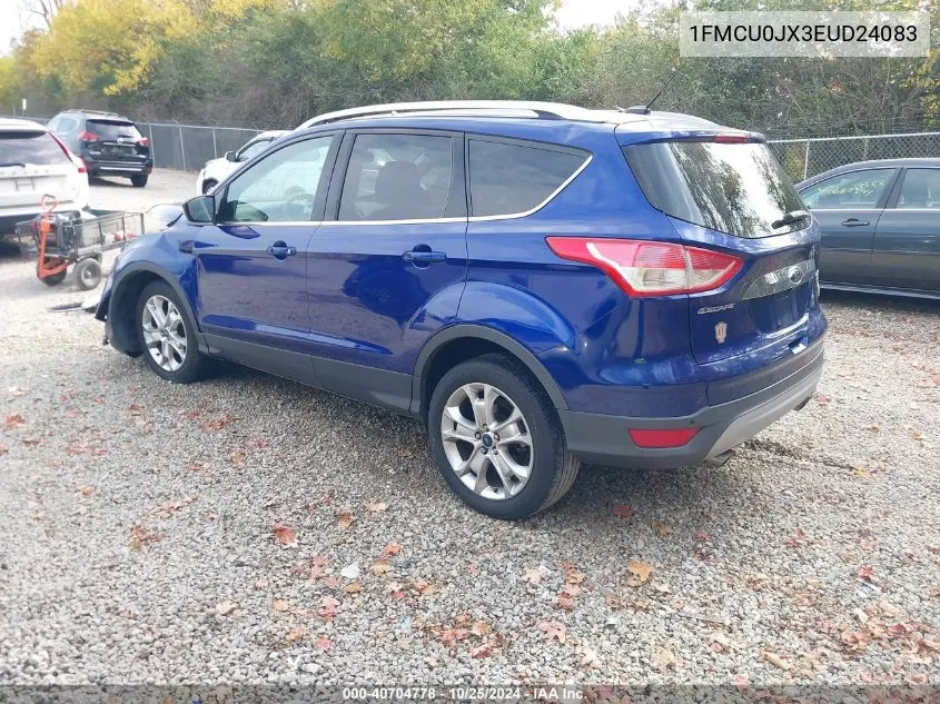 2014 Ford Escape Titanium VIN: 1FMCU0JX3EUD24083 Lot: 40704778