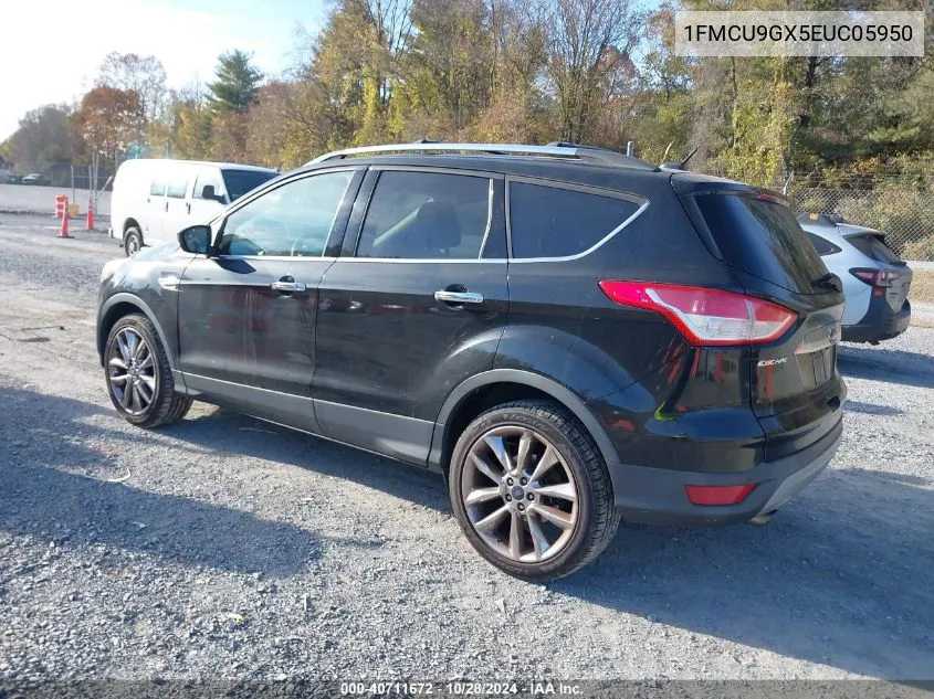 2014 Ford Escape Se VIN: 1FMCU9GX5EUC05950 Lot: 40711672