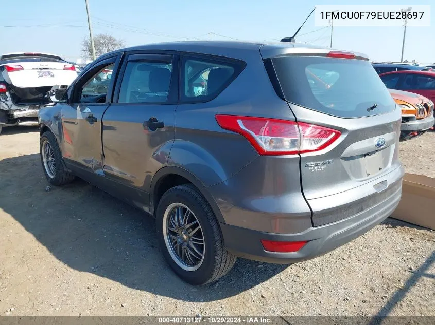 2014 Ford Escape S VIN: 1FMCU0F79EUE28697 Lot: 40713127