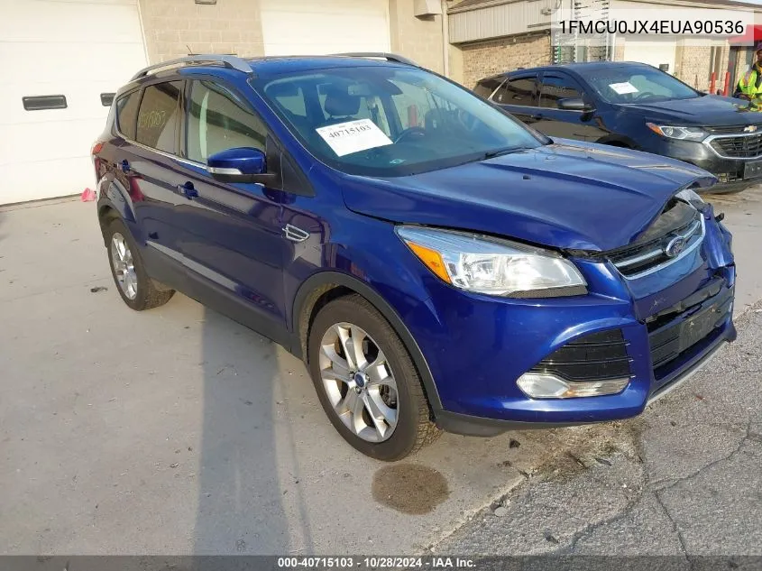 2014 Ford Escape Titanium VIN: 1FMCU0JX4EUA90536 Lot: 40715103