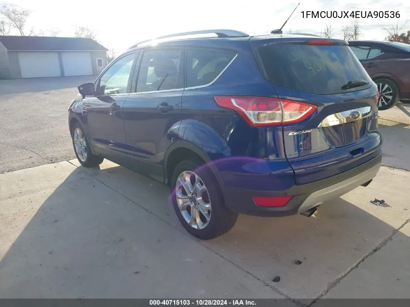 2014 Ford Escape Titanium VIN: 1FMCU0JX4EUA90536 Lot: 40715103