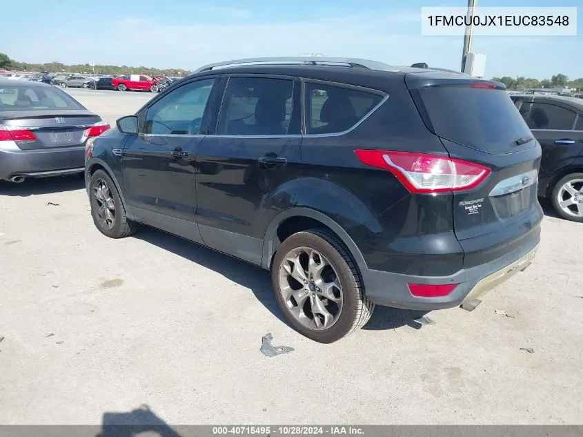 2014 Ford Escape Titanium VIN: 1FMCU0JX1EUC83548 Lot: 40715495