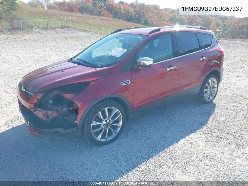 2014 Ford Escape Se VIN: 1FMCU9G97EUC67237 Lot: 40717497