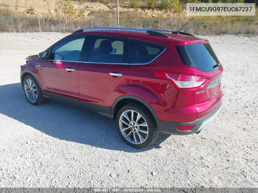 2014 Ford Escape Se VIN: 1FMCU9G97EUC67237 Lot: 40717497