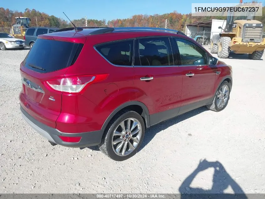 2014 Ford Escape Se VIN: 1FMCU9G97EUC67237 Lot: 40717497