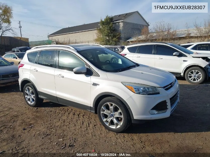 2014 Ford Escape Titanium VIN: 1FMCU9JXXEUB28307 Lot: 40718538