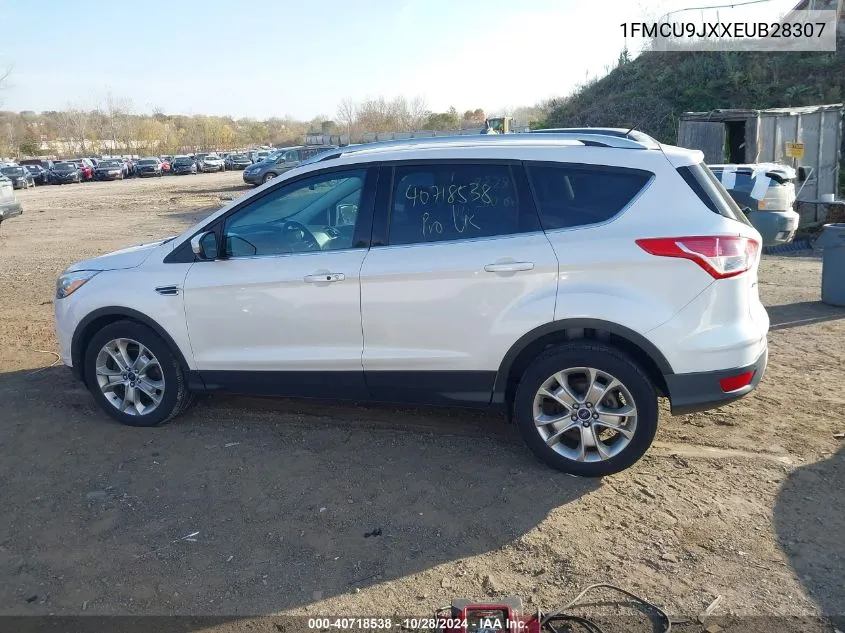 2014 Ford Escape Titanium VIN: 1FMCU9JXXEUB28307 Lot: 40718538