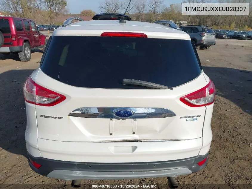 2014 Ford Escape Titanium VIN: 1FMCU9JXXEUB28307 Lot: 40718538