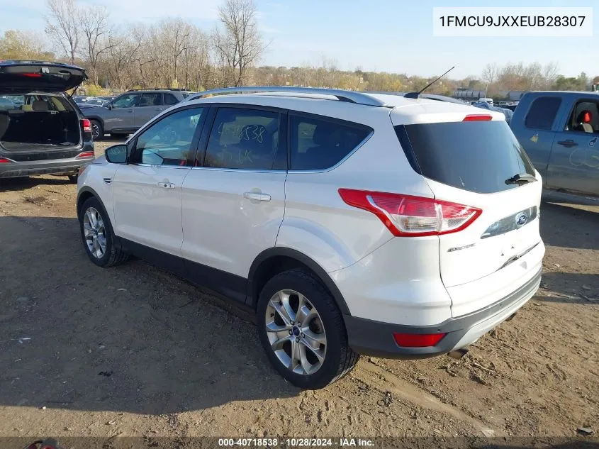 2014 Ford Escape Titanium VIN: 1FMCU9JXXEUB28307 Lot: 40718538