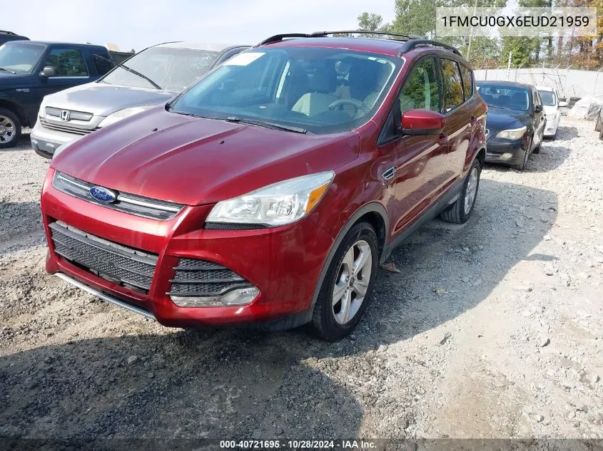 2014 Ford Escape Se VIN: 1FMCU0GX6EUD21959 Lot: 40721695