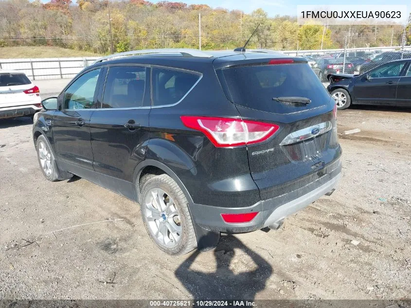 2014 Ford Escape Titanium VIN: 1FMCU0JXXEUA90623 Lot: 40725621