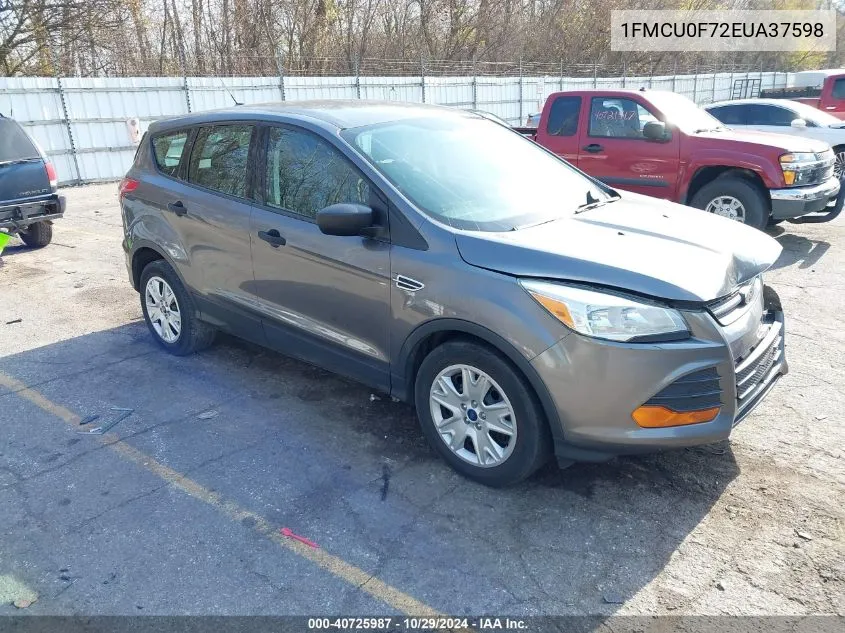 2014 Ford Escape S VIN: 1FMCU0F72EUA37598 Lot: 40725987