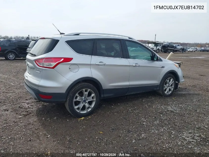 2014 Ford Escape Titanium VIN: 1FMCU0JX7EUB14702 Lot: 40727787