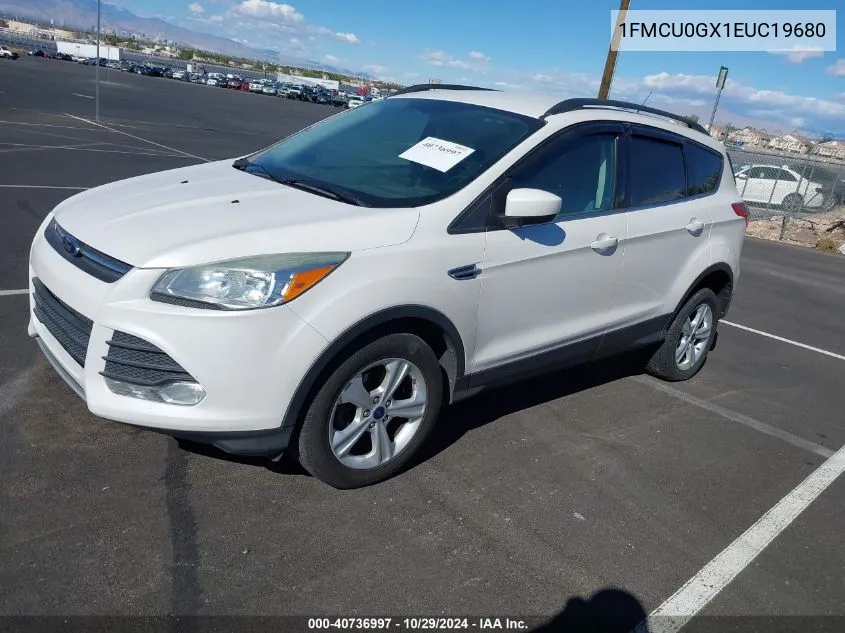 2014 Ford Escape Se VIN: 1FMCU0GX1EUC19680 Lot: 40736997