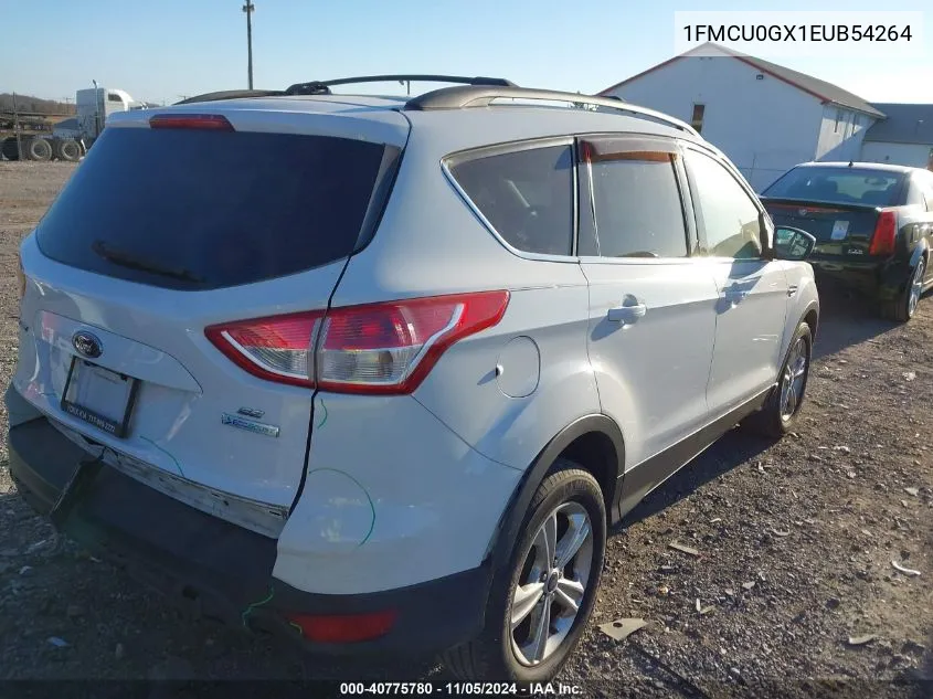 2014 Ford Escape Se VIN: 1FMCU0GX1EUB54264 Lot: 40775780