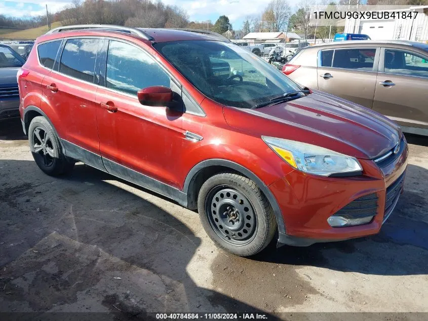 2014 Ford Escape Se VIN: 1FMCU9GX9EUB41847 Lot: 40784584