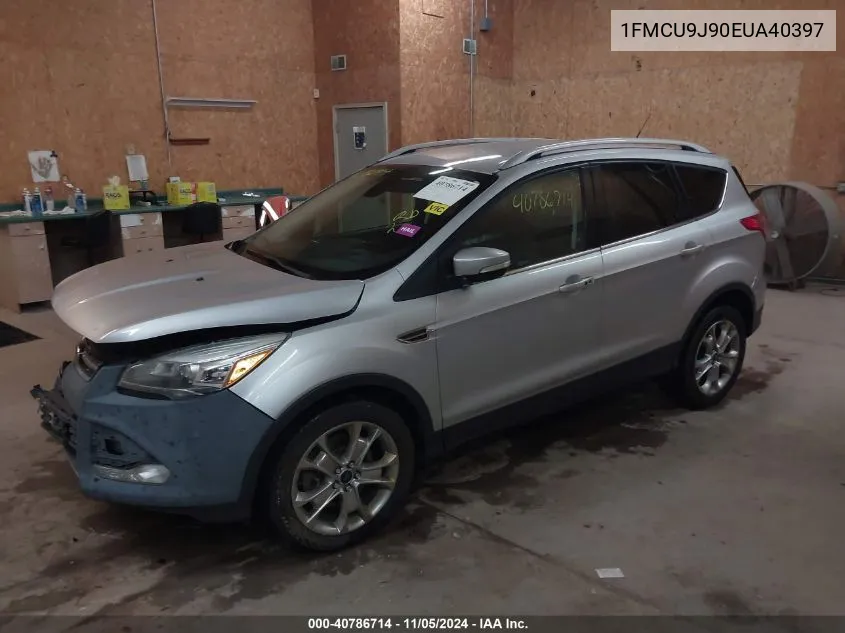 2014 Ford Escape Titanium VIN: 1FMCU9J90EUA40397 Lot: 40786714