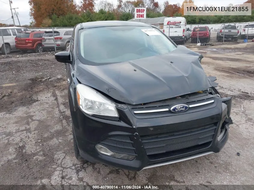 2014 Ford Escape Se VIN: 1FMCU0GX1EUE21855 Lot: 40790014