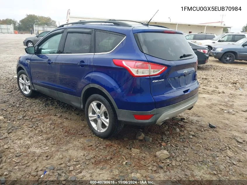 2014 Ford Escape Se VIN: 1FMCU0GX5EUB70984 Lot: 40795618