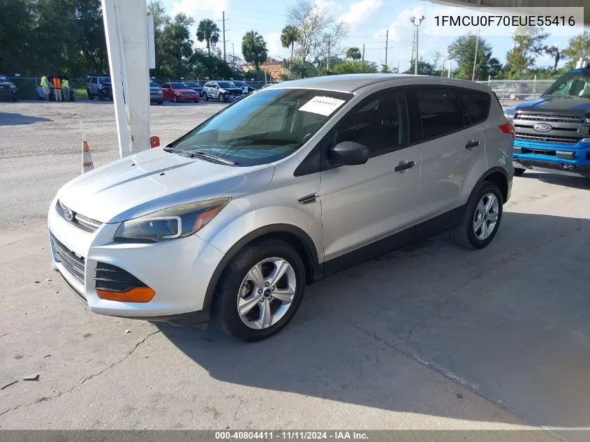 1FMCU0F70EUE55416 2014 Ford Escape S