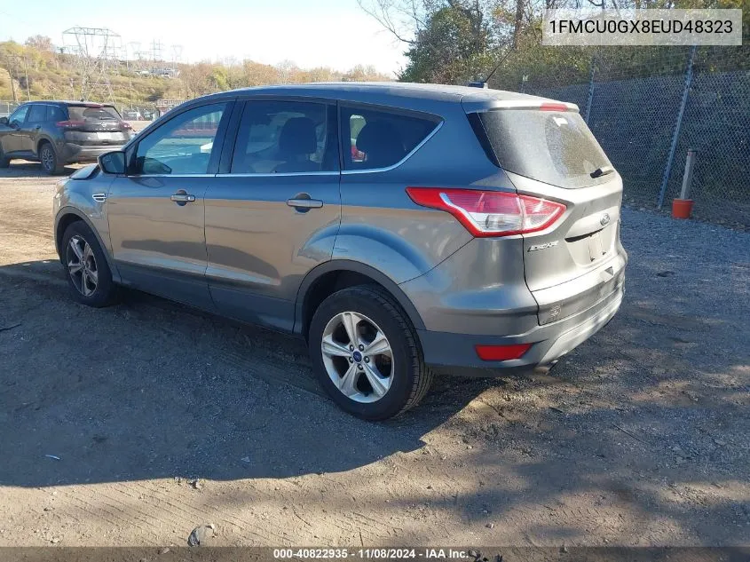 2014 Ford Escape Se VIN: 1FMCU0GX8EUD48323 Lot: 40822935