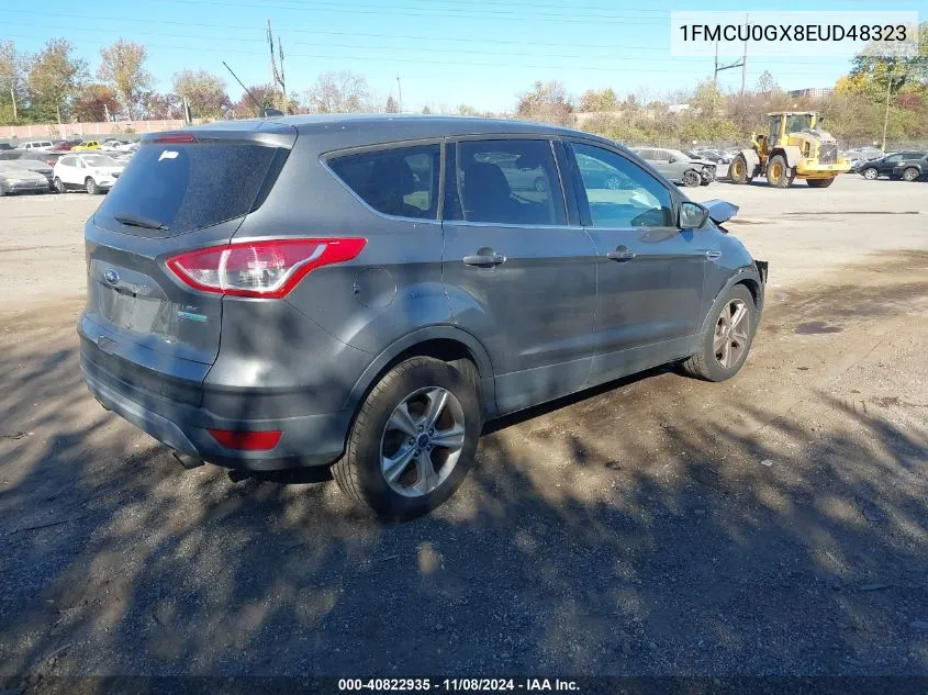 2014 Ford Escape Se VIN: 1FMCU0GX8EUD48323 Lot: 40822935