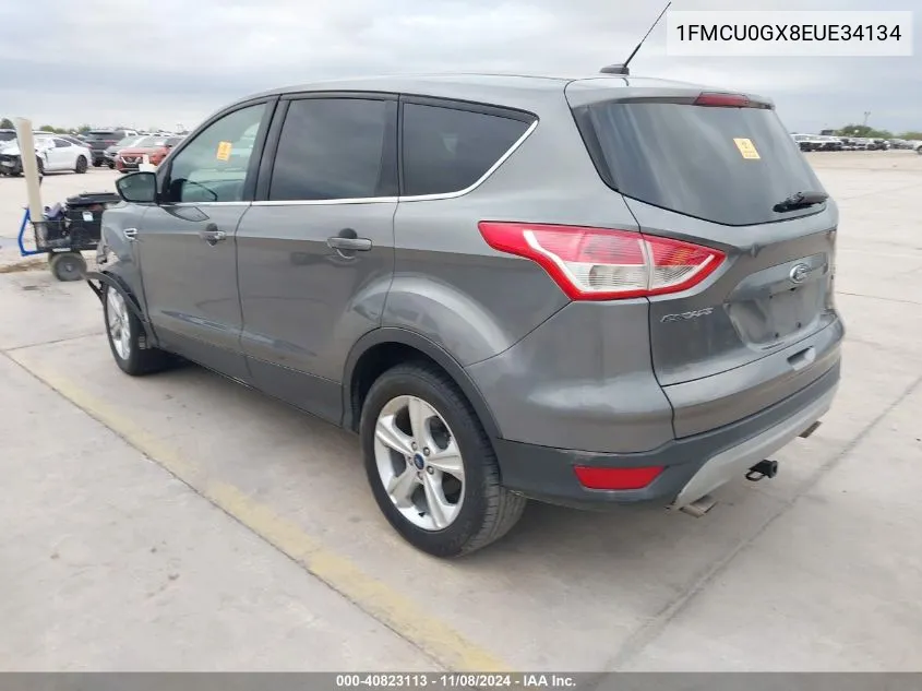 2014 Ford Escape Se VIN: 1FMCU0GX8EUE34134 Lot: 40823113