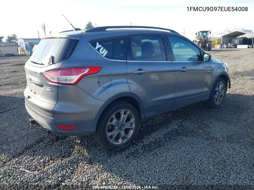 2014 Ford Escape Se VIN: 1FMCU9G97EUE54008 Lot: 40824255