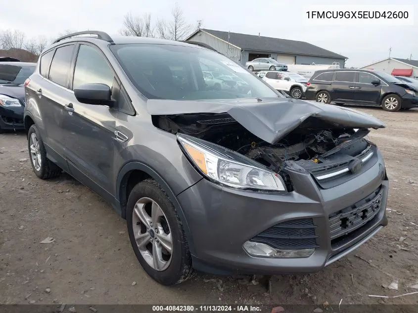 2014 Ford Escape Se VIN: 1FMCU9GX5EUD42600 Lot: 40842380