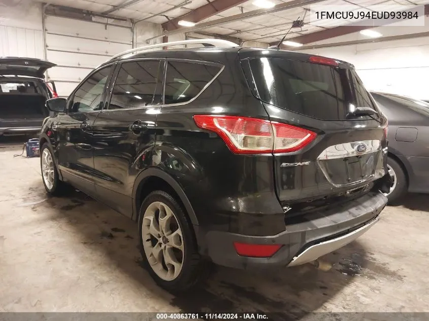 2014 Ford Escape Titanium VIN: 1FMCU9J94EUD93984 Lot: 40863761