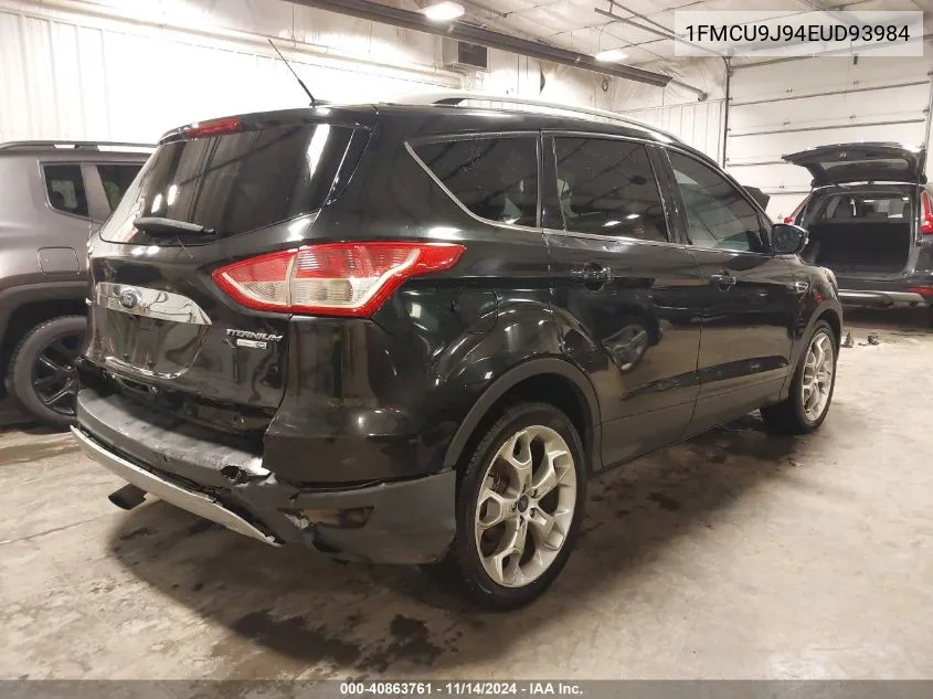 2014 Ford Escape Titanium VIN: 1FMCU9J94EUD93984 Lot: 40863761